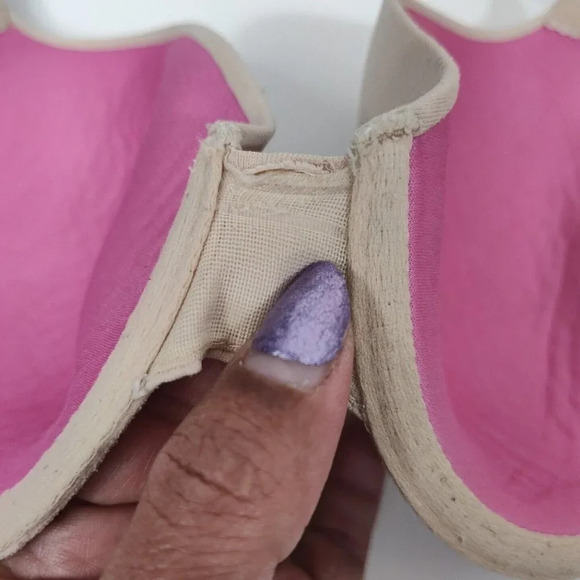 Victorias Secret Where Everywhere T-shirt Lightly Lined Bra Women Size 34D Tan - Picture 6 of 8